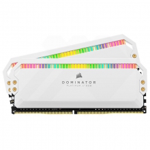 RAM Corsair 16gb/3200 DDR4 (2x8G) Dominator Platinum RGB CMT16GX4M2C3200C16W White