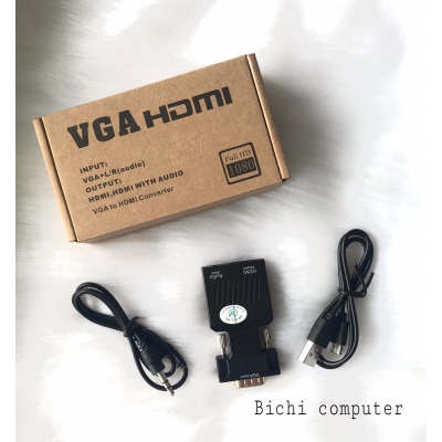 đầu chuyển đổi Vga + Audio to HDMI