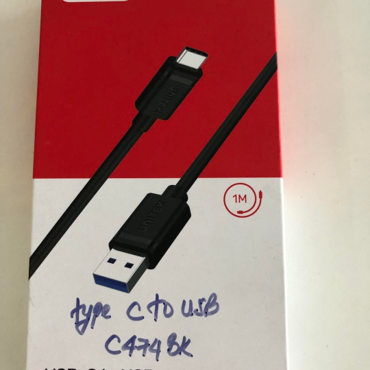 Cáp chuyển Type C to Usb đầu đực  chính hãng Unitek