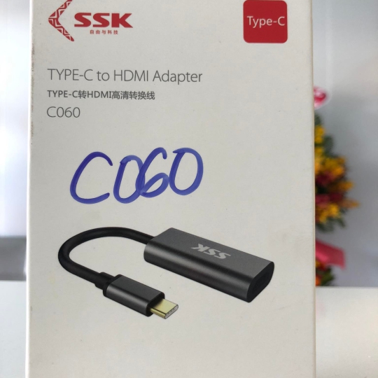 Cáp chuyển đổi Type C to HDMI chính hãng ssk