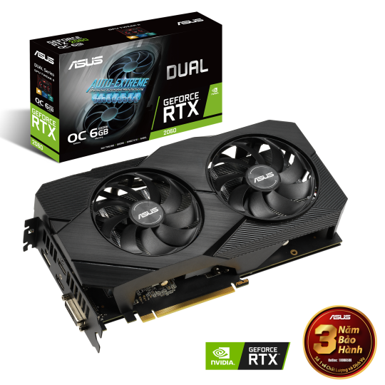 ASUS Dual GeForce RTX 2060 EVO 6GB GDDR6