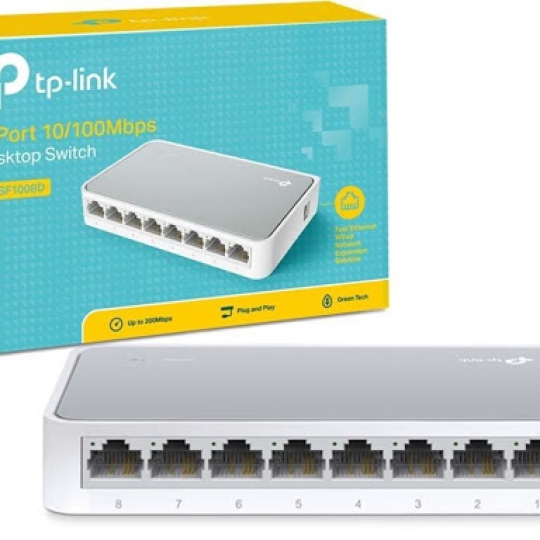 switch tp link 8 port tl-sf 1008D 8 port 100mb