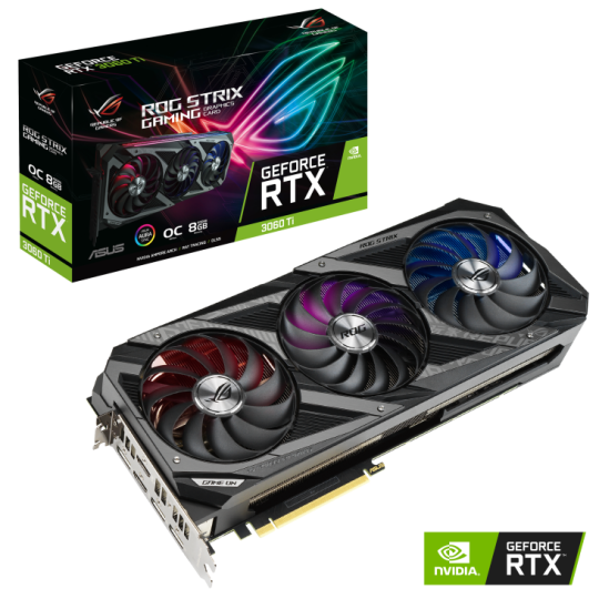 ASUS ROG Strix GeForce RTX 3060 Ti OC (ROG-STRIX-RTX3060TI-O8G-GAMING)