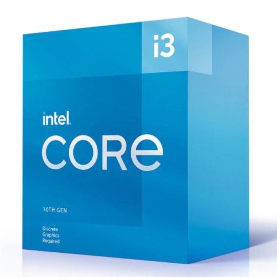 CPU Intel Core I3-10105F (3.7GHz turbo 4.4GHz) No GPU