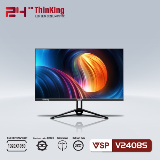 Màn hình VSP 24" LED Full Viền 75Hz V2408S