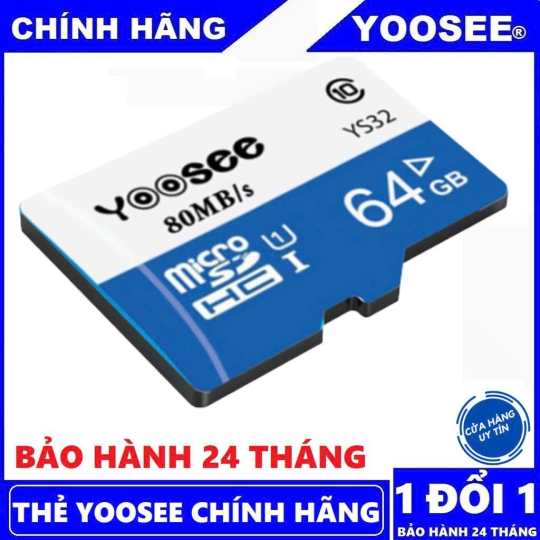 Thẻ nhớ Yoosee 64GB chuyên dụng cho Camera IP wifi